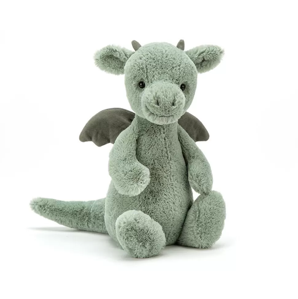 Jellycat - Peluche Douce Dragon Tendre Rêveur pour Câlins Réconfortants