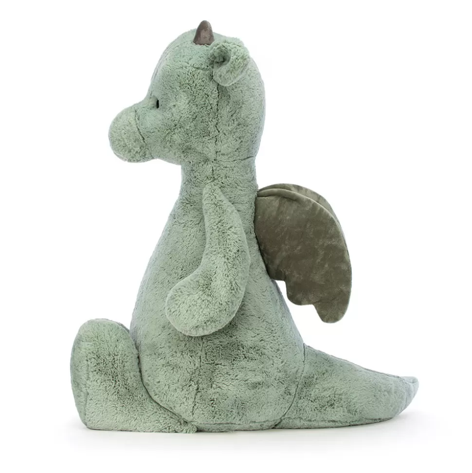 Jellycat - Peluche Douce Dragon Tendre Rêveur pour Câlins Réconfortants