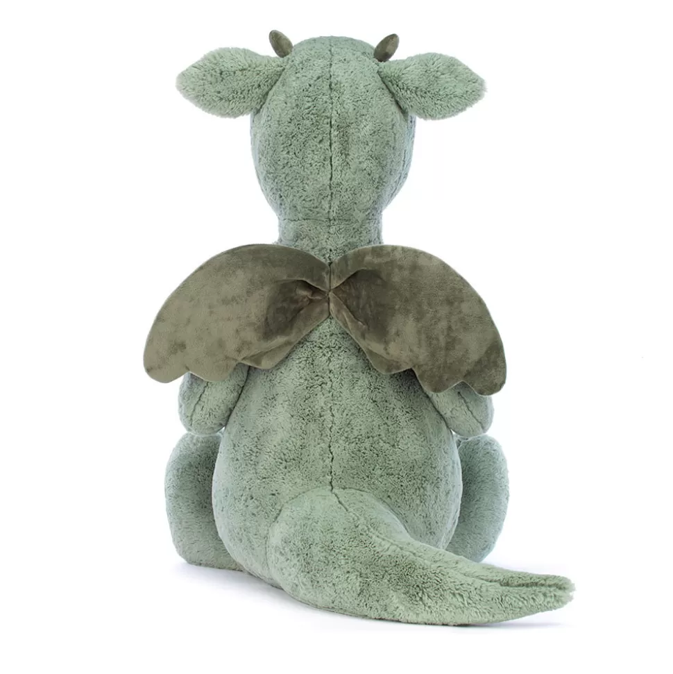 Jellycat - Peluche Douce Dragon Tendre Rêveur pour Câlins Réconfortants