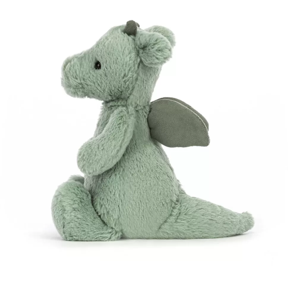 Jellycat - Peluche Douce Dragon Tendre Rêveur pour Câlins Réconfortants