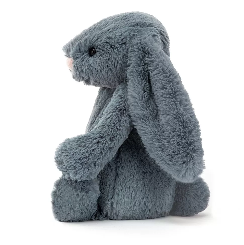 Doudou Lapin Peluche Adorable Bleu Ciel Nuancé - Compagnon Câlin JellyCat Timide