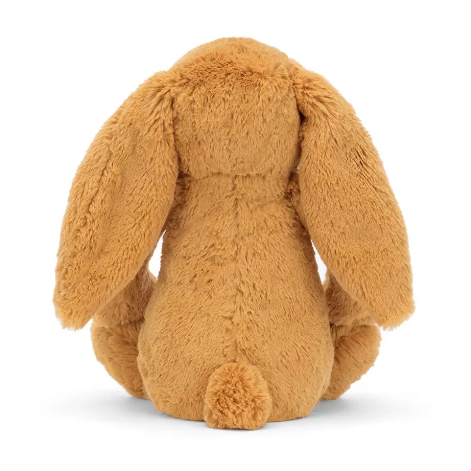 Jellycat Lapin Doux en Peluche Doré Étincelant - Collection Timide