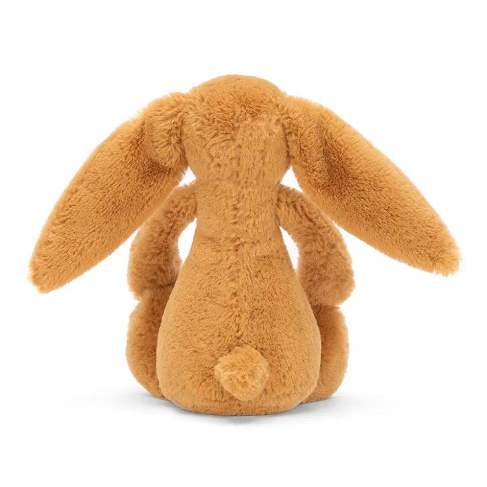 Jellycat Lapin Doux en Peluche Doré Étincelant - Collection Timide