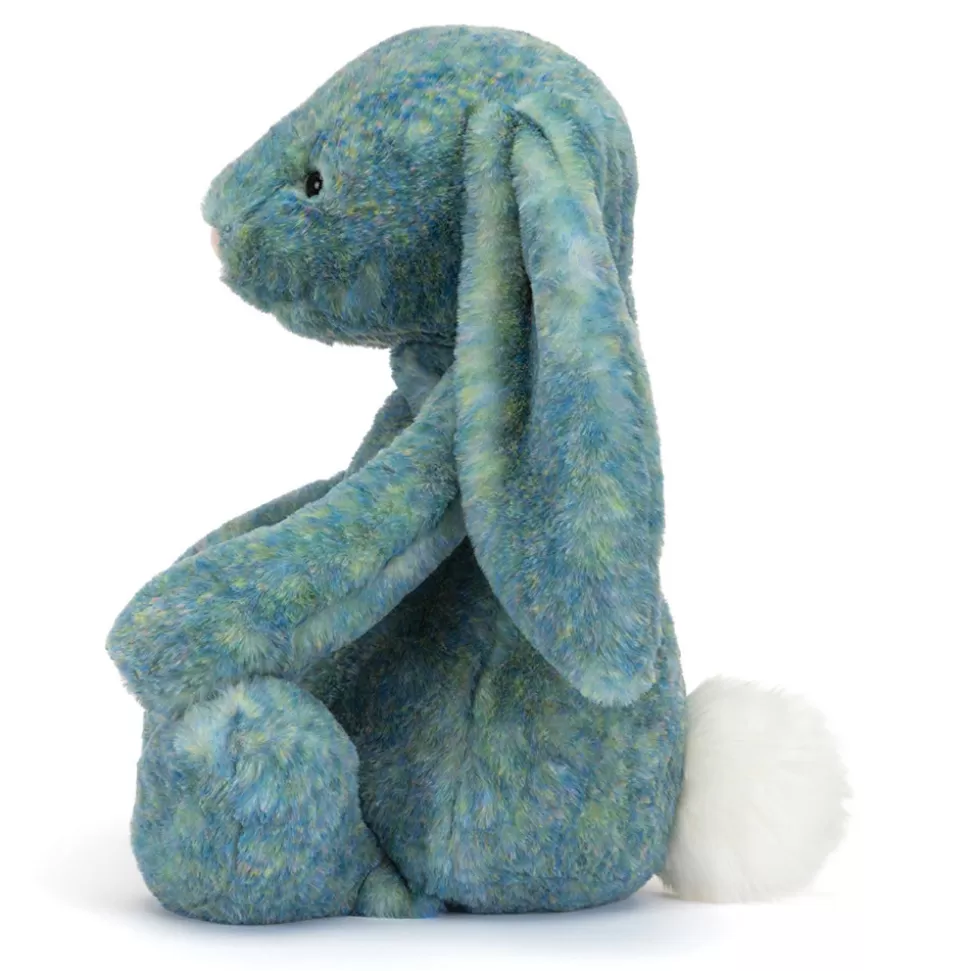 Jellycat Lapin Doux Céleste - Peluche Haut de Gamme en Nuances Azurées