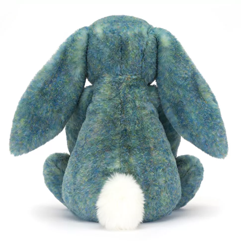 Jellycat Lapin Doux Céleste - Peluche Haut de Gamme en Nuances Azurées