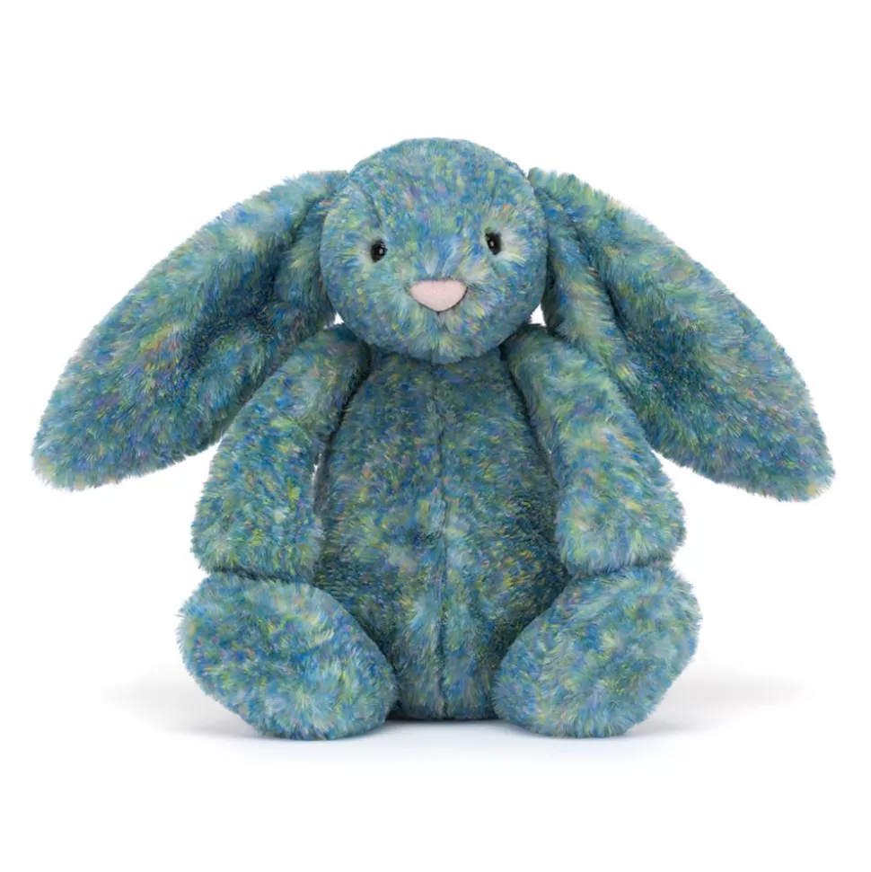 Jellycat Lapin Doux Céleste - Peluche Haut de Gamme en Nuances Azurées