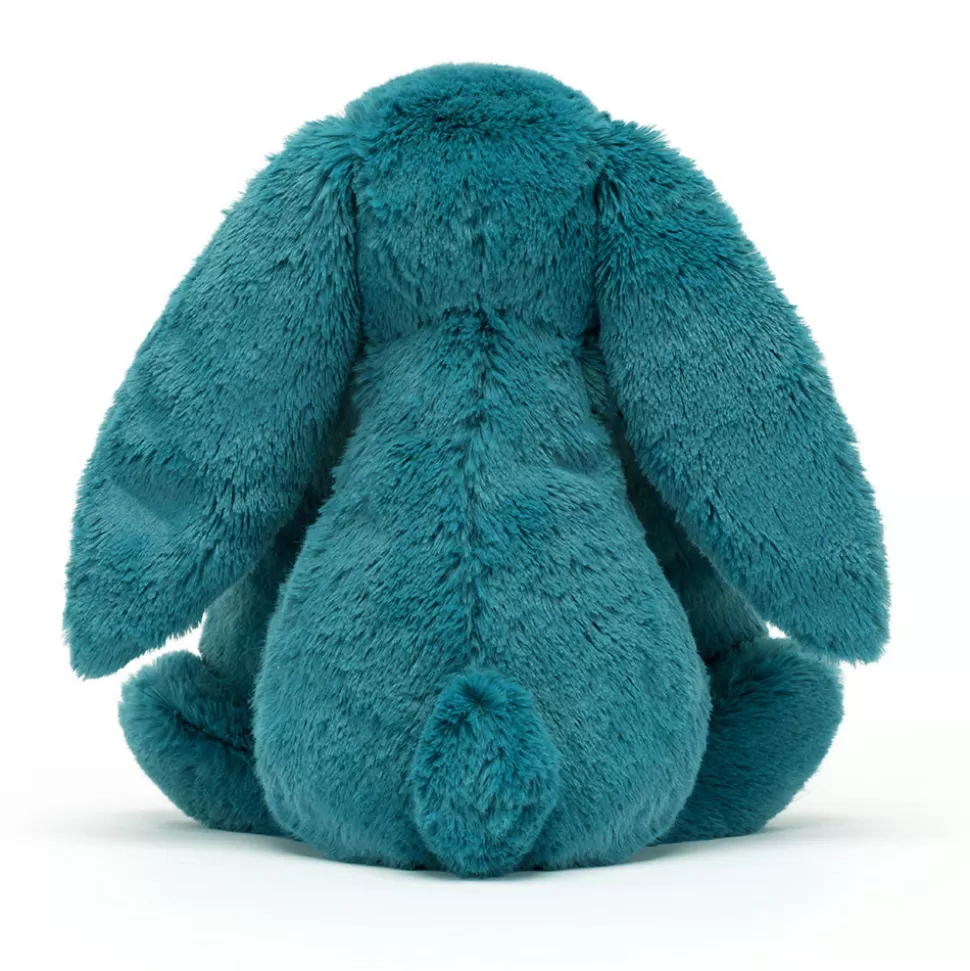 Peluche Douce Lapin Bleu Saphir - Jelly Cat Collection Tendresse