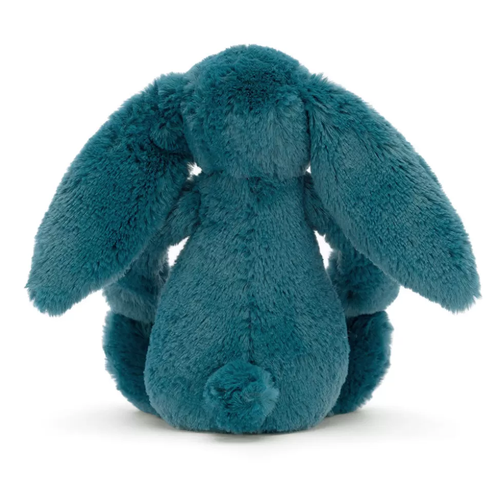 Peluche Douce Lapin Bleu Saphir - Jelly Cat Collection Tendresse