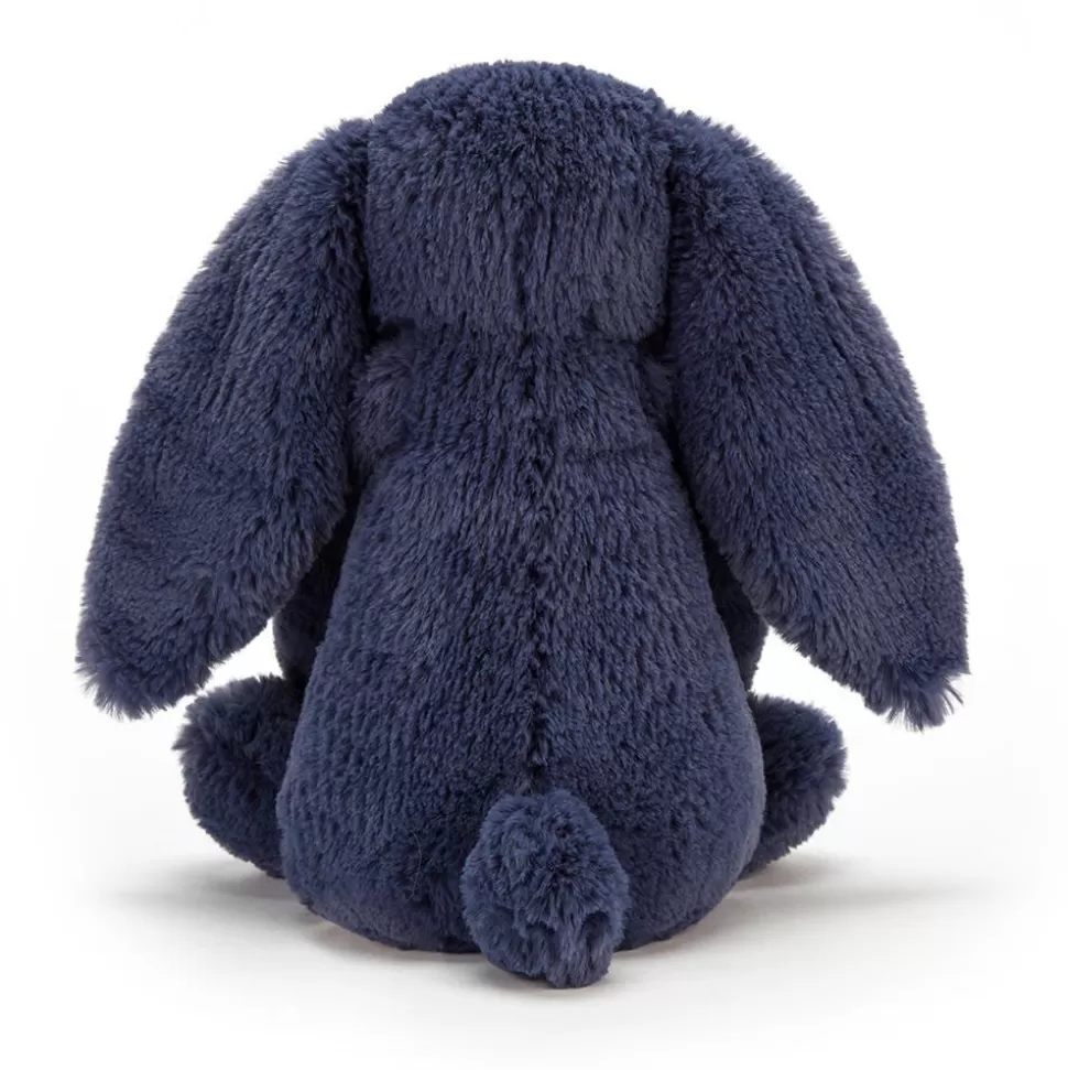 Lapin Marine Timide Jellycat - Peluche Douce pour Câlins en Bleu Nuit