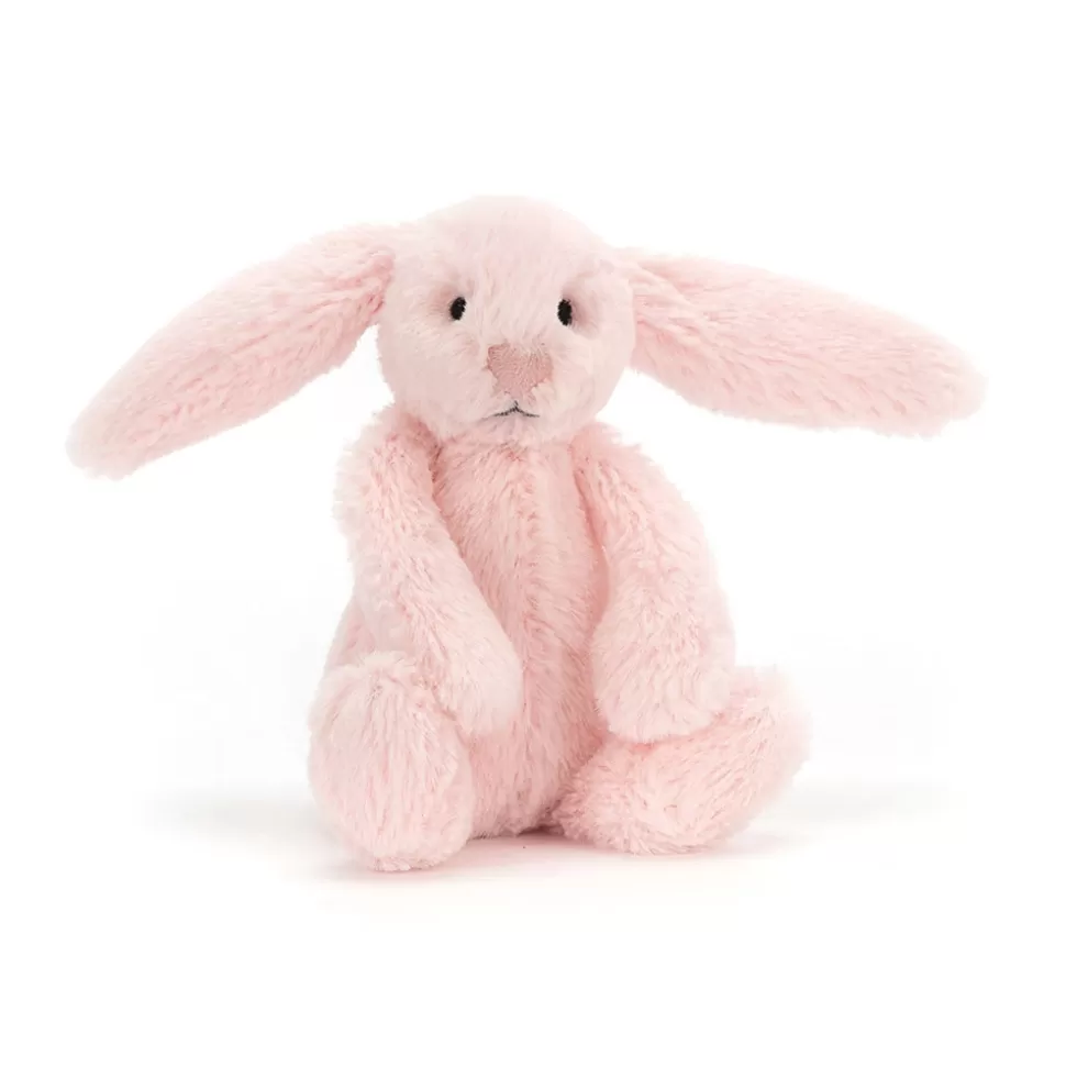 Jellycat Lapin Timide en Peluche Rose Tendre - Doudou Doux pour Bébé et Enfant, Idée Cadeau Adorable
