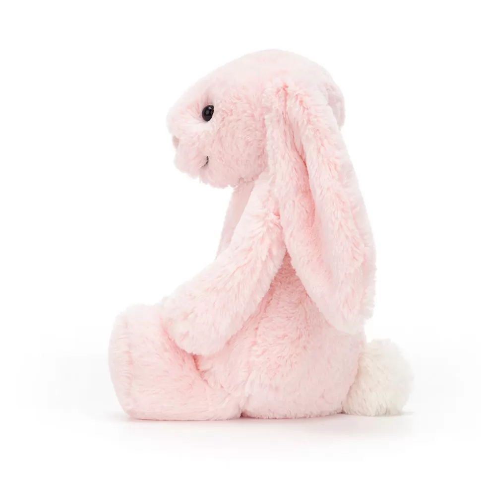 Jellycat Lapin Timide en Peluche Rose Tendre - Doudou Doux pour Bébé et Enfant, Idée Cadeau Adorable