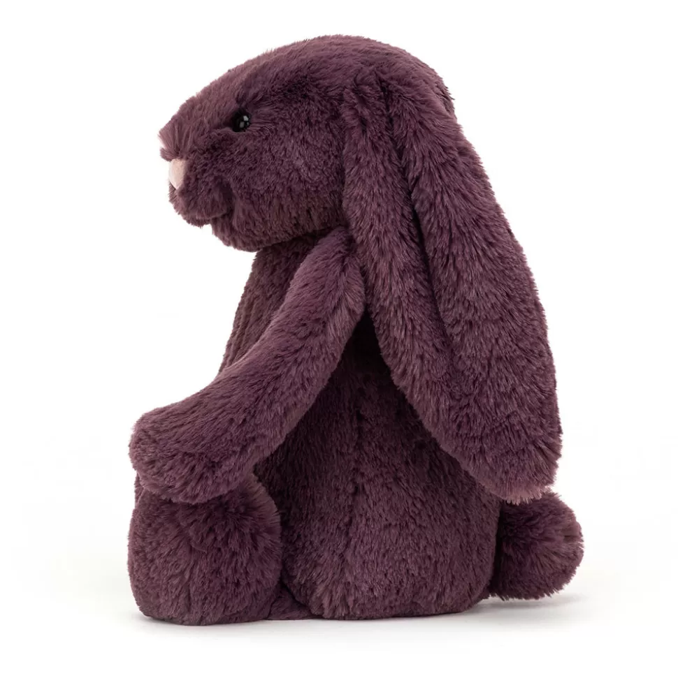 Lapin Timide Prune Jellycat - Doudou en Peluche Douce et Léger