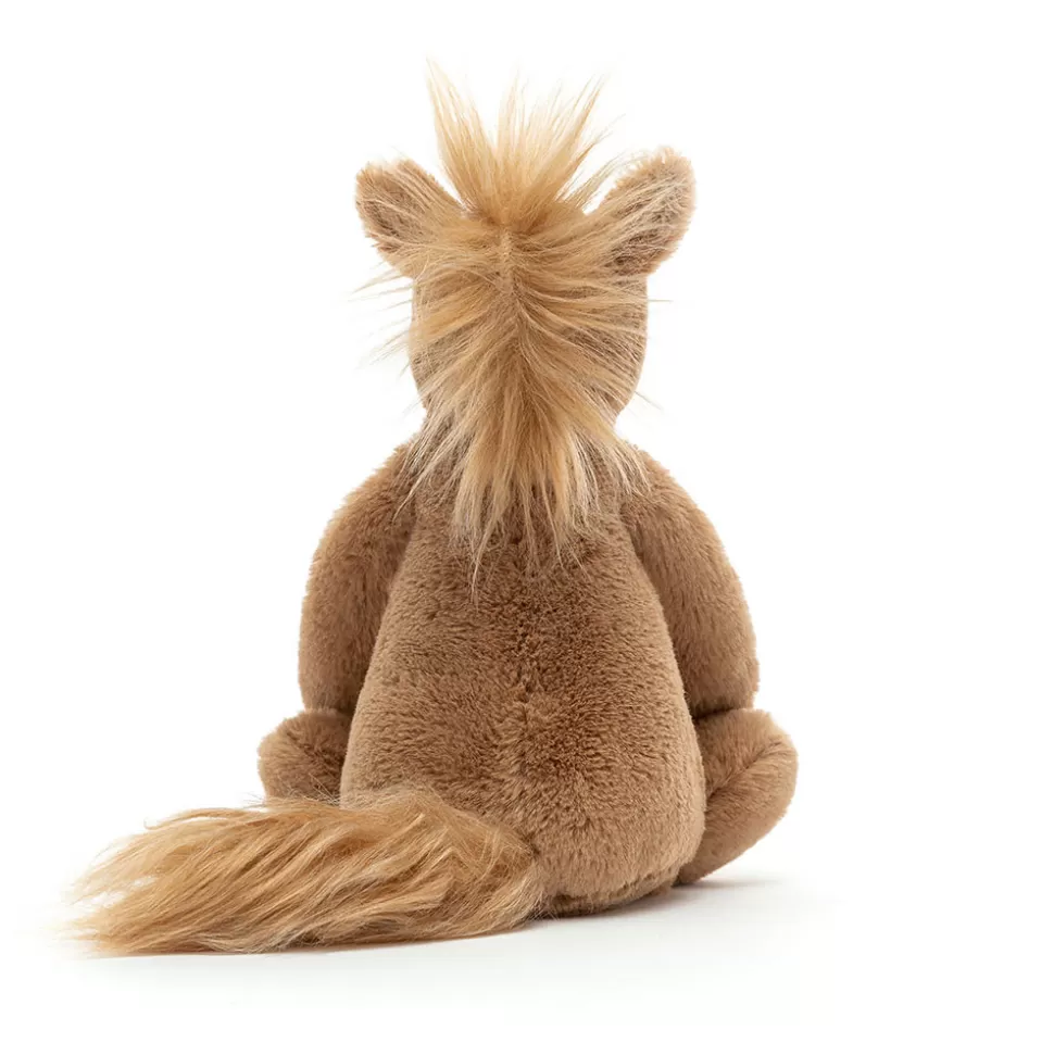 Poney Doux Jellycat - Peluche Sensorielle pour Câlins Réconfortants 

(：，