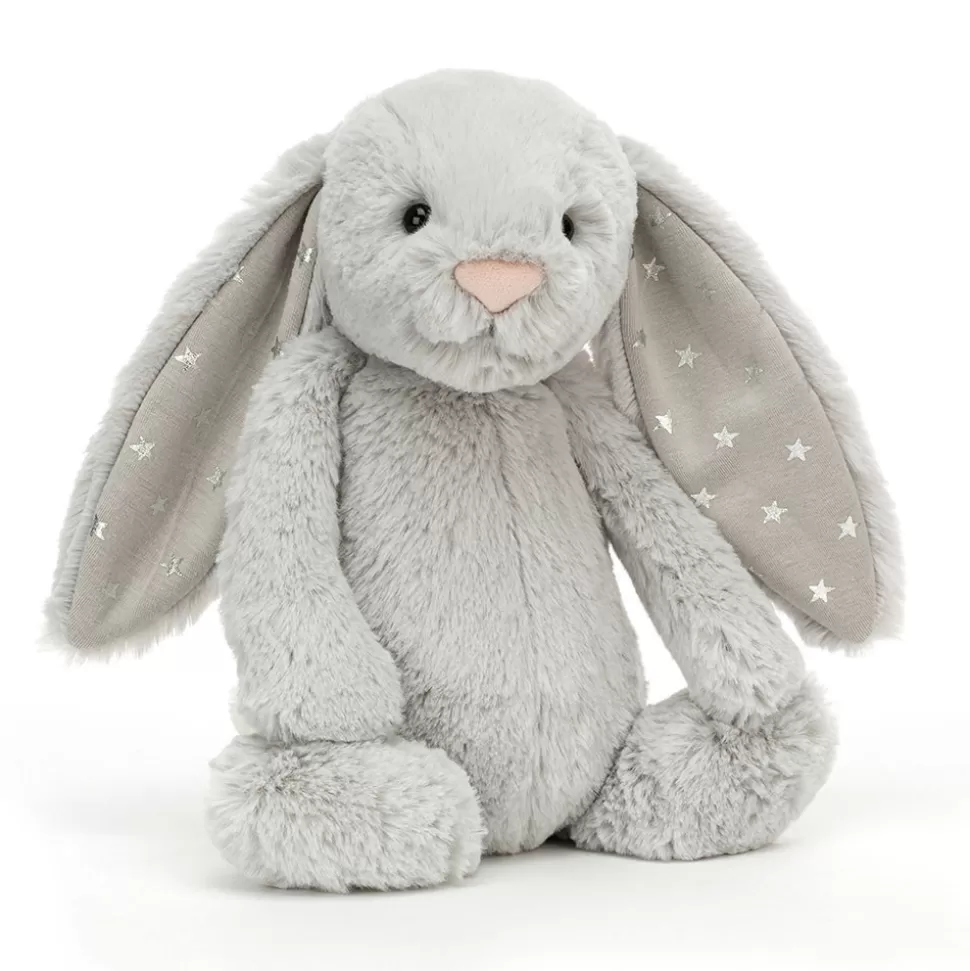 Jellycat Lapin Brillant – Peluche Douce aux Reflets Iridescents