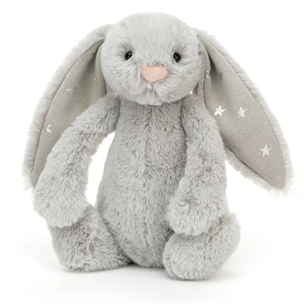 Jellycat Lapin Brillant – Peluche Douce aux Reflets Iridescents