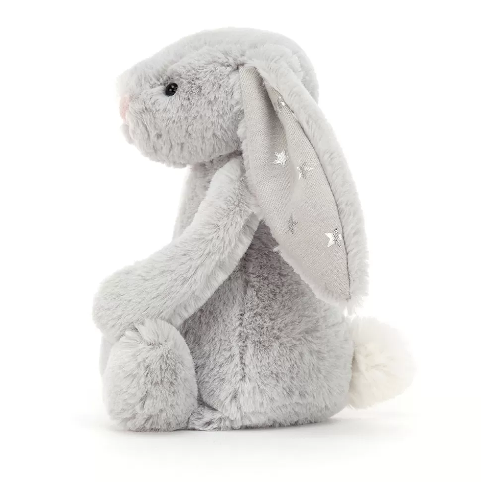 Jellycat Lapin Brillant – Peluche Douce aux Reflets Iridescents