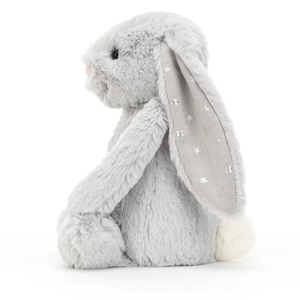 Jellycat Lapin Brillant – Peluche Douce aux Reflets Iridescents