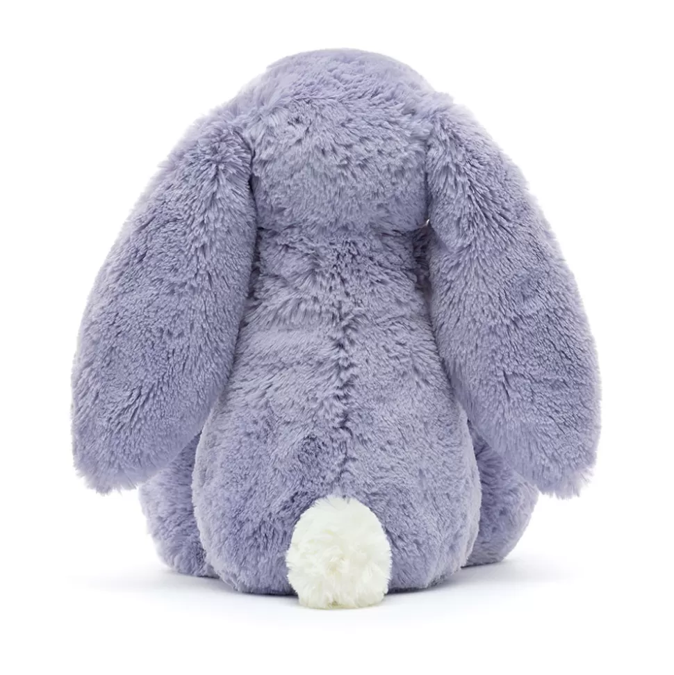 Lapin Timide Violet Velouté Jellycat - Doudou Peluche Douce à Câliner