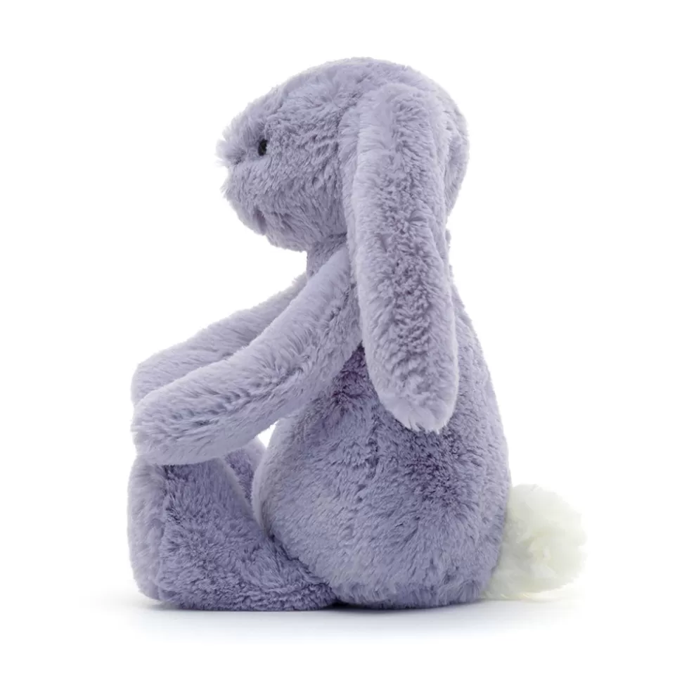 Lapin Timide Violet Velouté Jellycat - Doudou Peluche Douce à Câliner