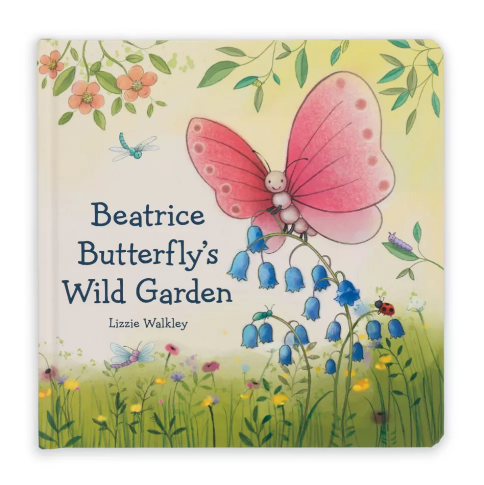 Beatrice le Papillon Jellycat : Livre Illustré du Jardin Sauvage et Son Compagnon en Peluche