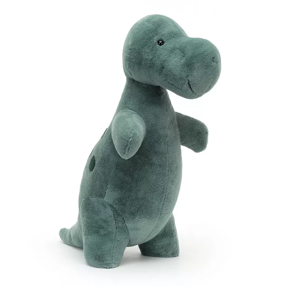 Dinosaure T-Rex Tacheté Jellycat - Peluche Géante Douce