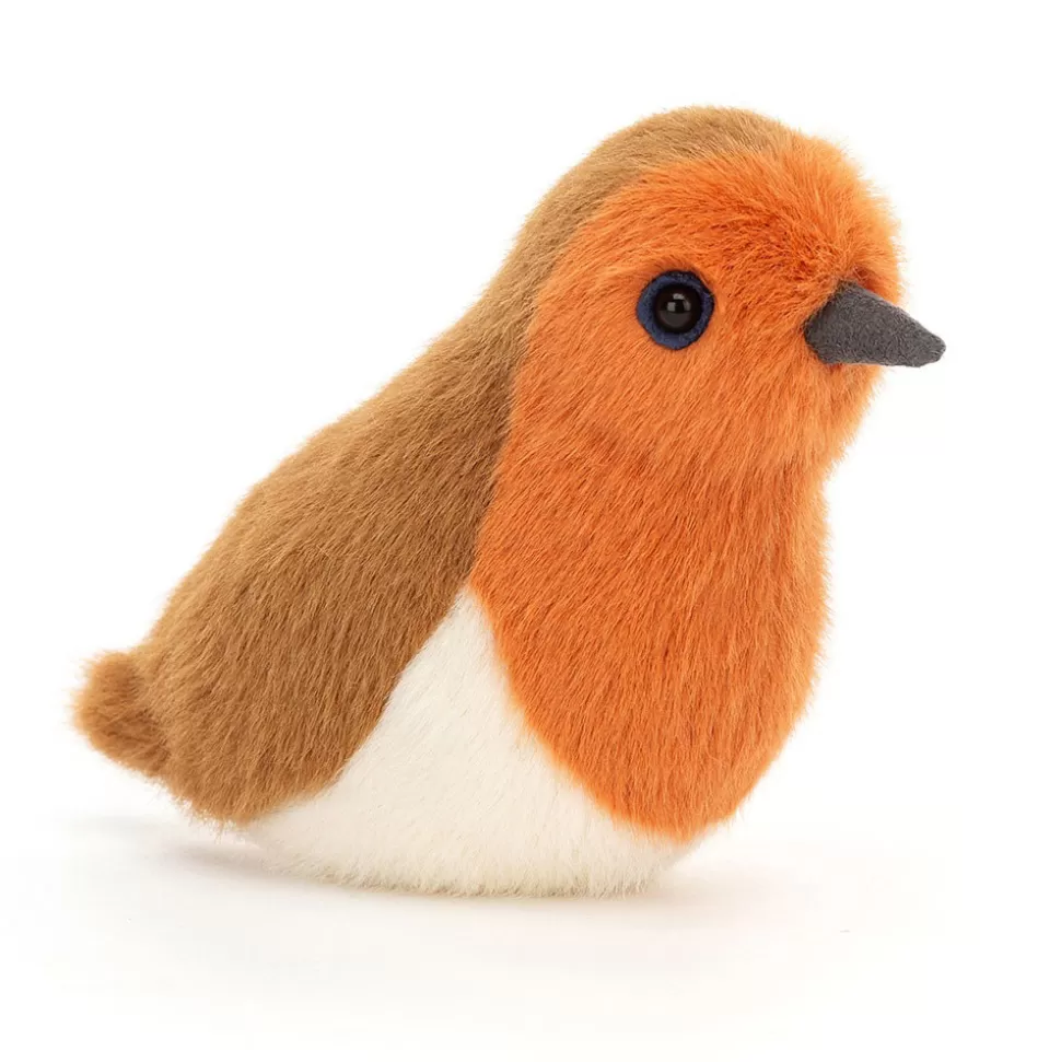 Oiseau Doux Rougegorge – Peluche Veloutée Jellycat (Collection Exclusive)