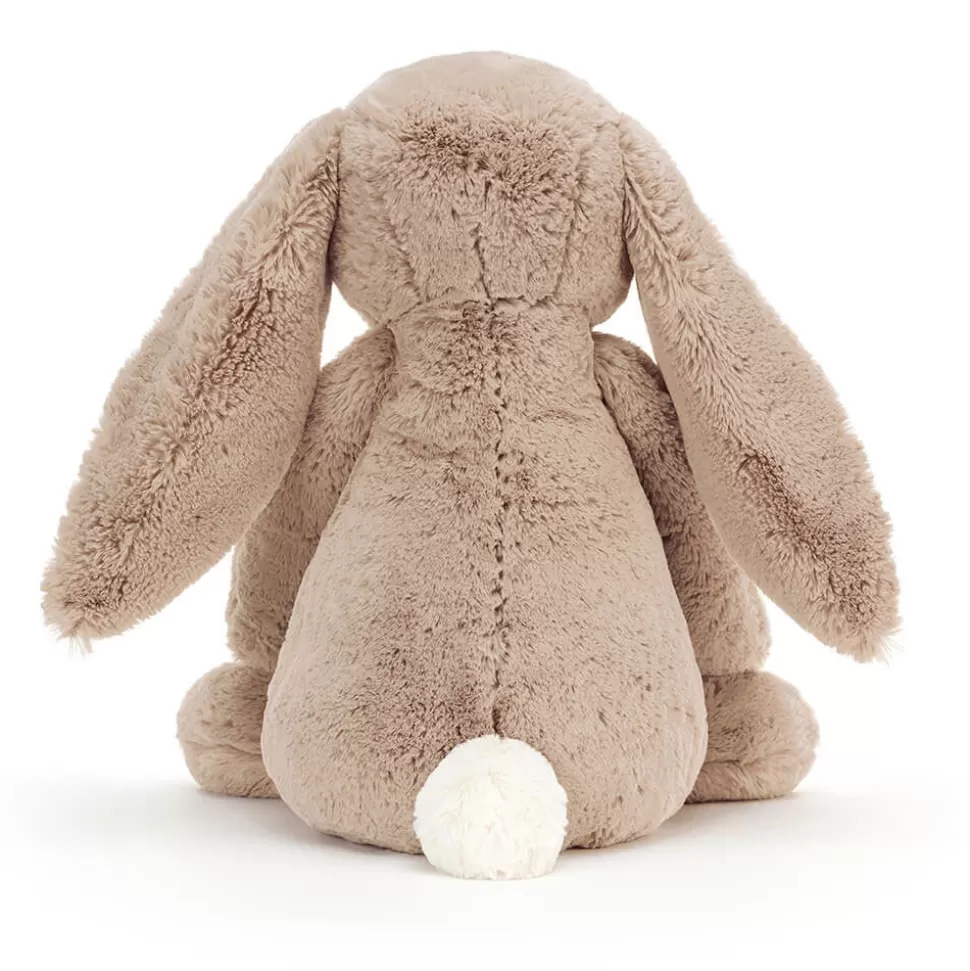 Jellycat - Lapin Bea Blossom en Béige | Peluche Veloutée Printanière en Coton Doux