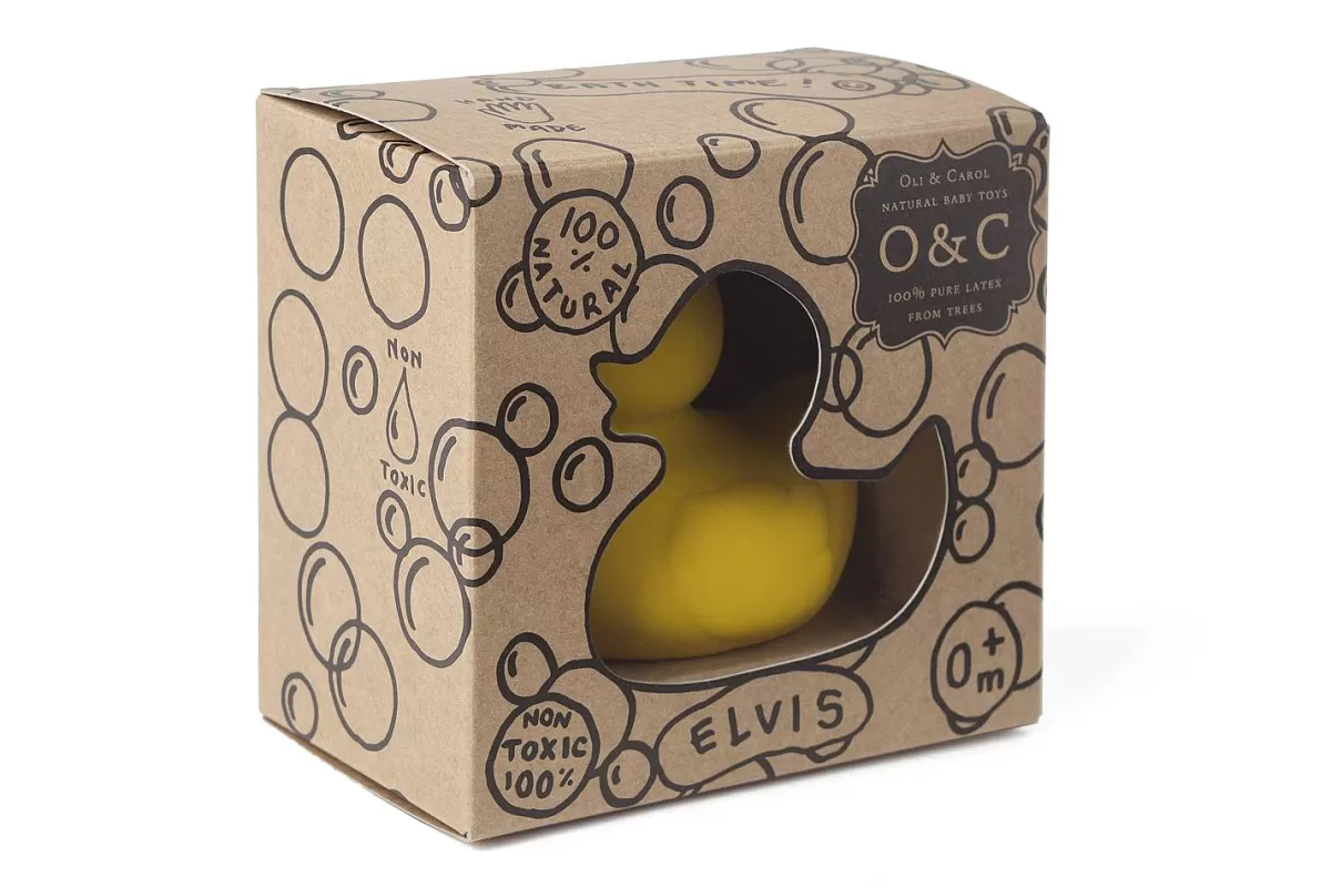 Découvrez le jouet canard en noir et blanc We Might Be Tiny - Taille compacte, couleur soleil en promo exclusive