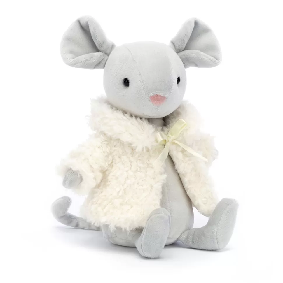 Manteau Douillet Souris Doudou - Peluche Confortable Jellycat pour Câlins