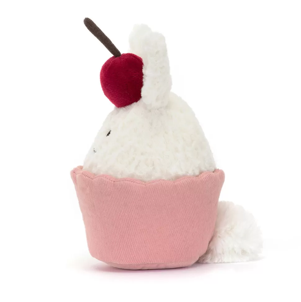 Lapin Cupcake Gourmand en Peluche Délicate - Collection Jellycat