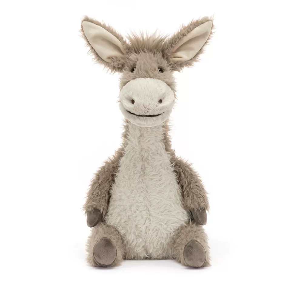 Doudou Peluche Jellycat - Dario le Tendre Âne, Compagnon Doux pour Câlins