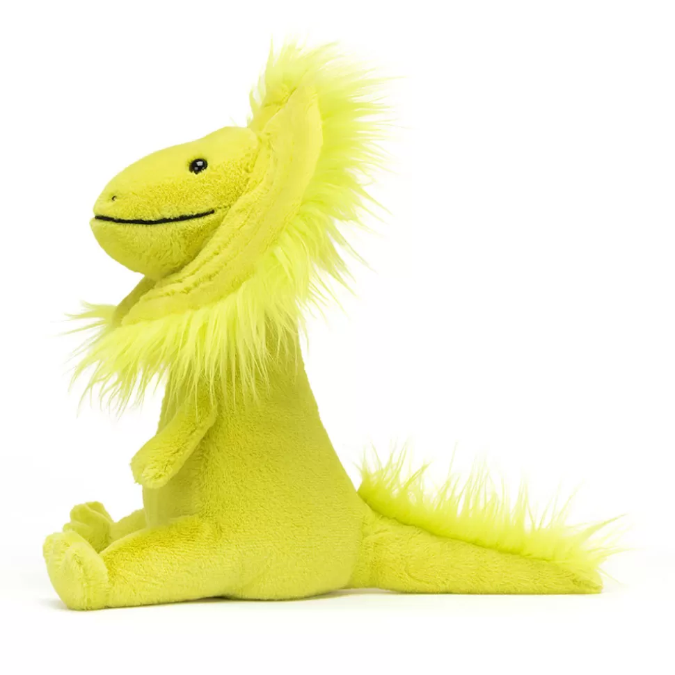 Doudou Dinosaure Jellycat Davey - Peluche Dilophosaure Douce et Câline pour Enfants