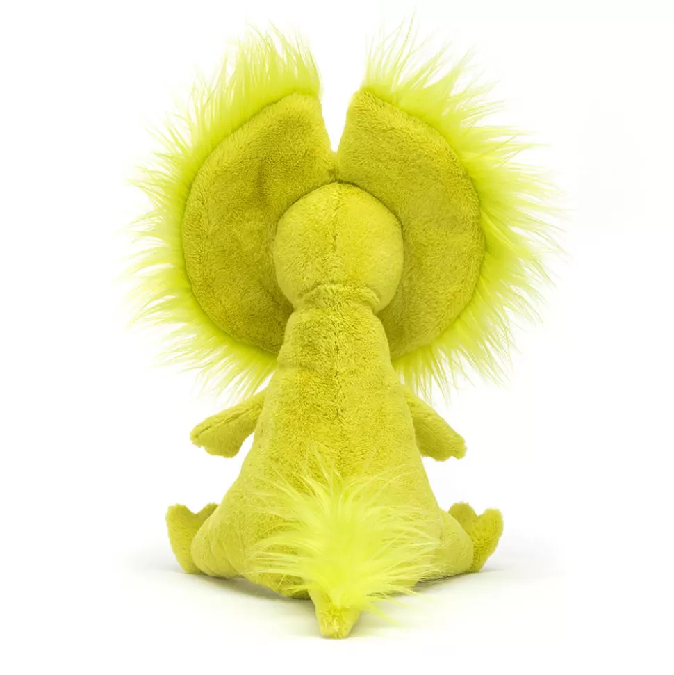 Doudou Dinosaure Jellycat Davey - Peluche Dilophosaure Douce et Câline pour Enfants