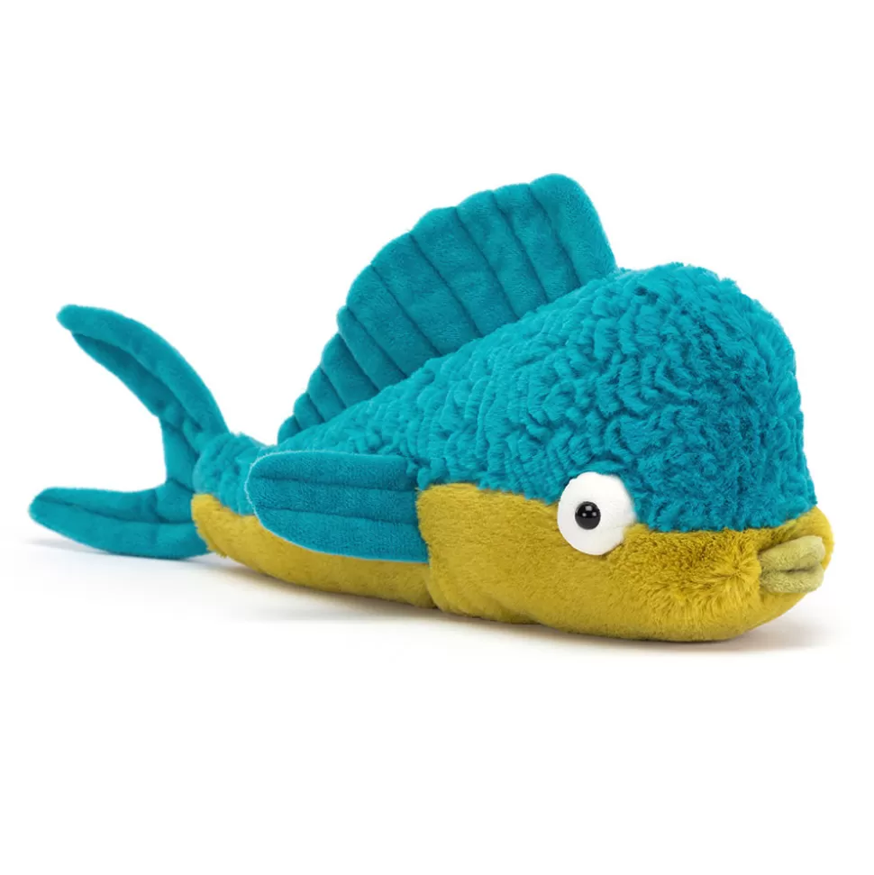Doudou Peluche Luxe Delano - Poisson Doré Marin Éclatant