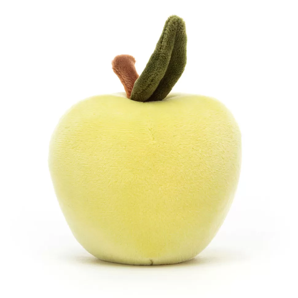 Doudou Pomme Adorable - Fruit Juteux Tout Doux par Jellycat, Texture Ultra Douce Idéal pour les Câlins
