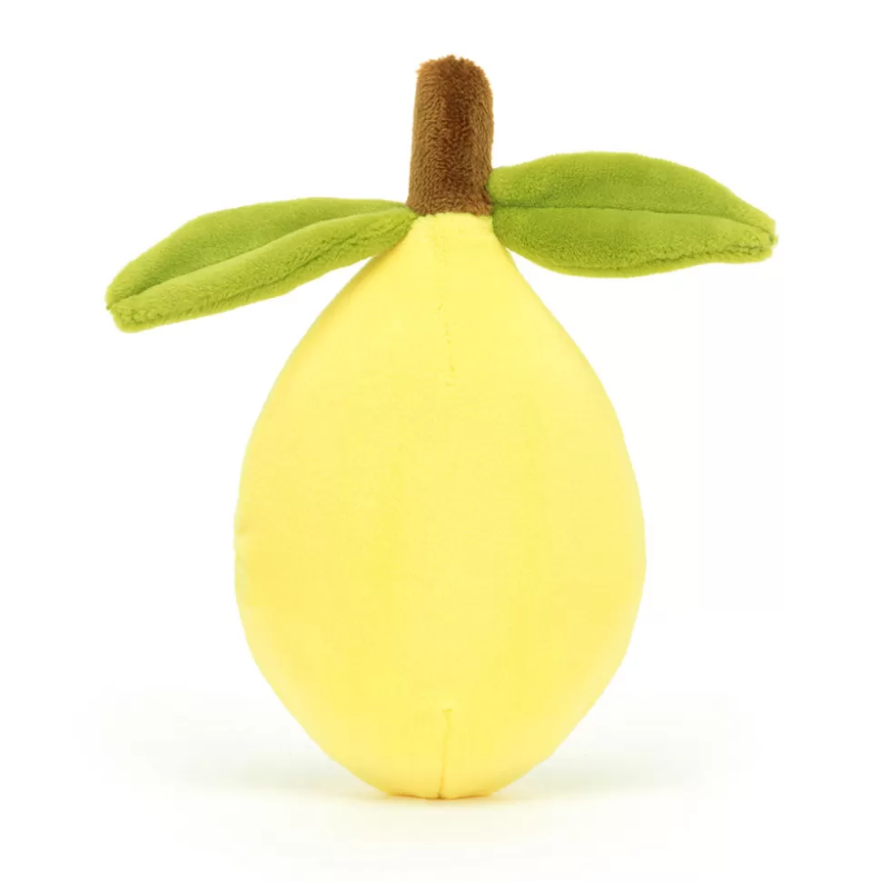 Jellycitron Doux - Peluche Gourmande en Forme de Fruit Acidulé