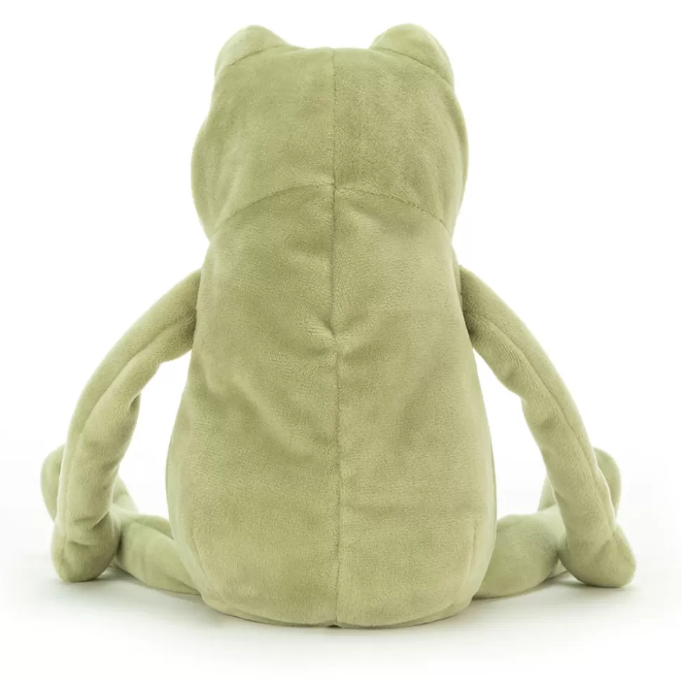 JellyChat Grenouille Câline Fergus - Doudou Sensoriel en Peluche pour Enfants, Compagnon Doux et Apaisant