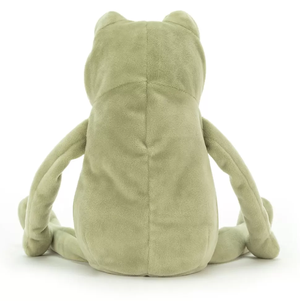 JellyChat Grenouille Câline Fergus - Doudou Sensoriel en Peluche pour Enfants, Compagnon Doux et Apaisant