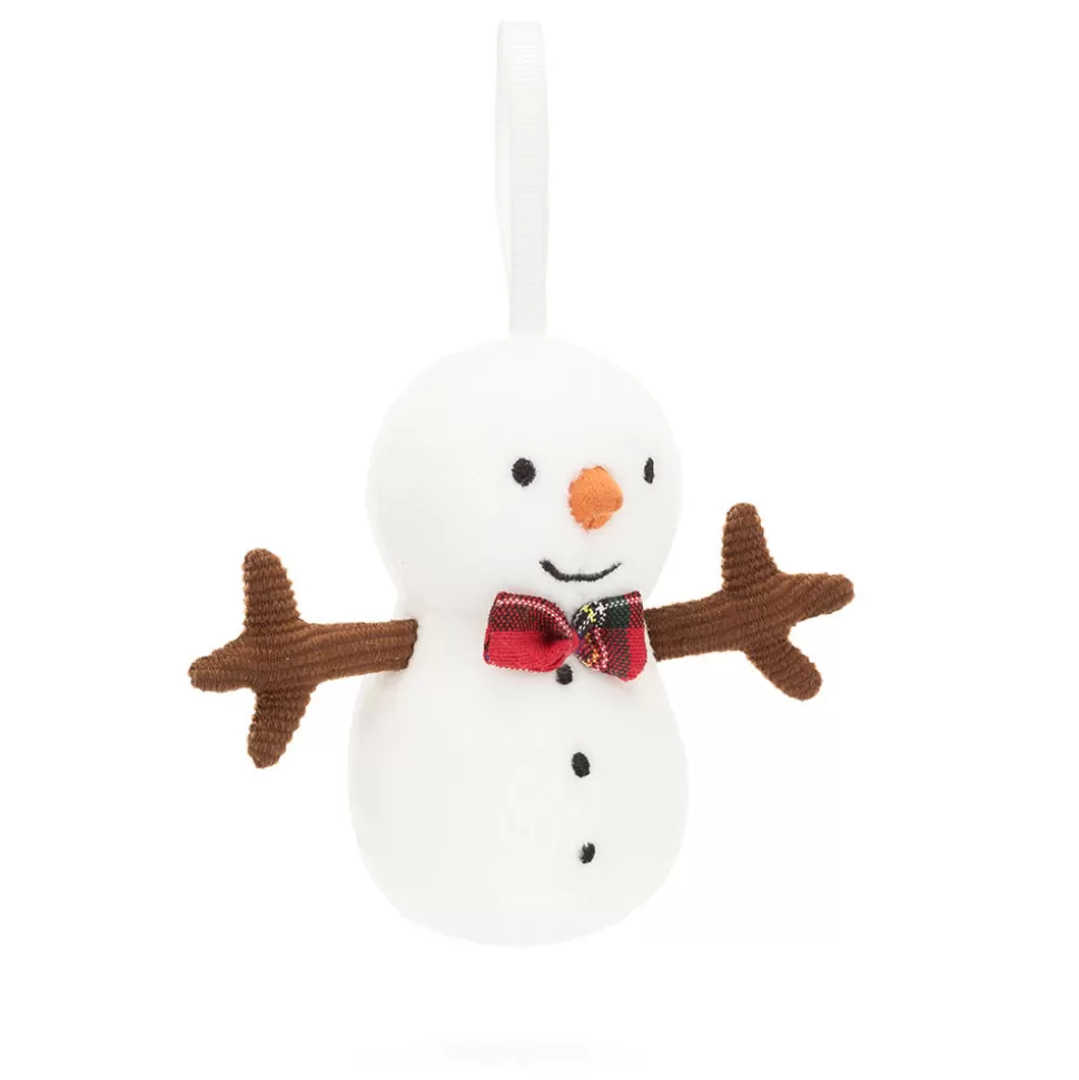 Bonhomme de Neige Enchanté Jellycat - Doudou d'Hiver Féérique en Édition Collector

(：，