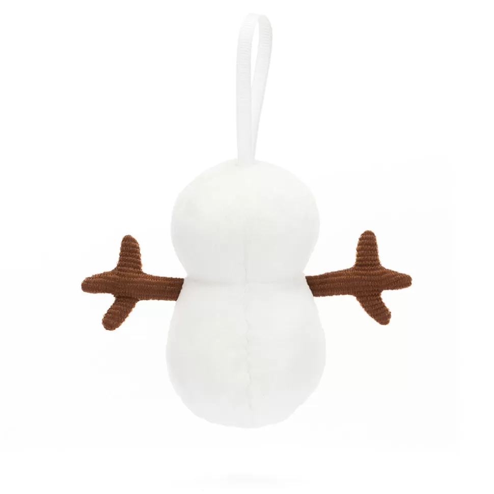 Bonhomme de Neige Enchanté Jellycat - Doudou d'Hiver Féérique en Édition Collector

(：，