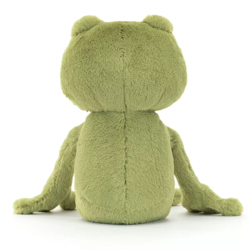 Finnegan le Doudou Grenouille - Peluche Sensorielle Ultra Douce Jellycat pour Enfants