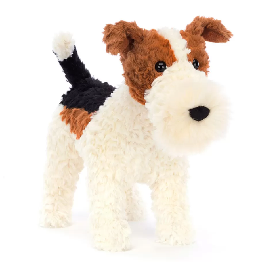 Hector le Fox Terrier en Peluche Douce - Doudou Câlin Jellycat pour Enfants et Bébés