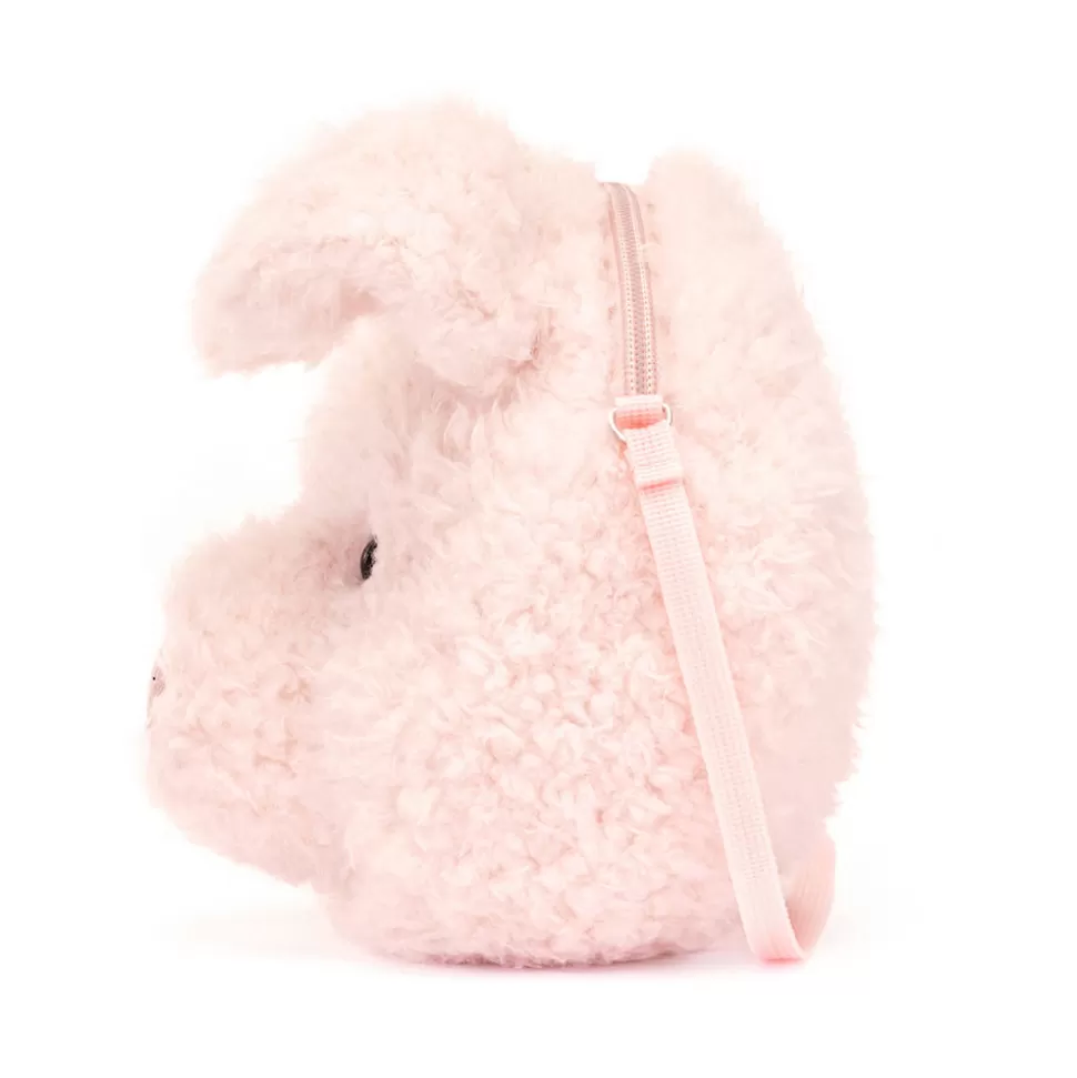 Marque Jellycat - Sac Bandoulière Cochonnet Doux (Doudou Porcin Léger pour Enfants)