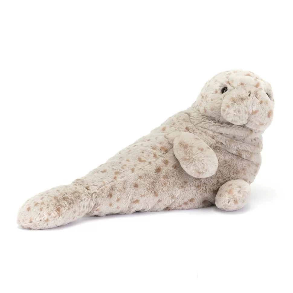 Doudou Lamantin Magnus - Peluche Sensorielle Jellycat pour Câlins Apaisants