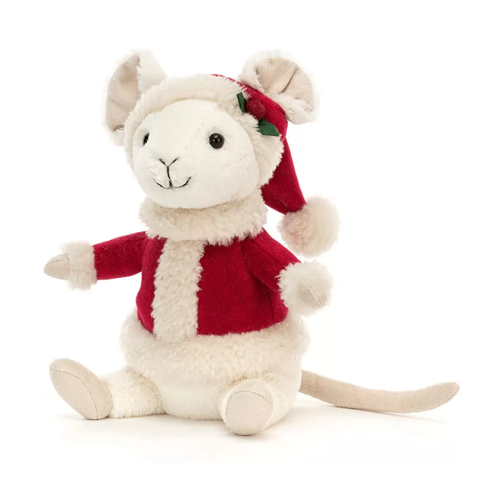 Jellycat - Souris Joyeuse Peluche Douce, Compagnon Câlin pour Enfants et Collectionneurs