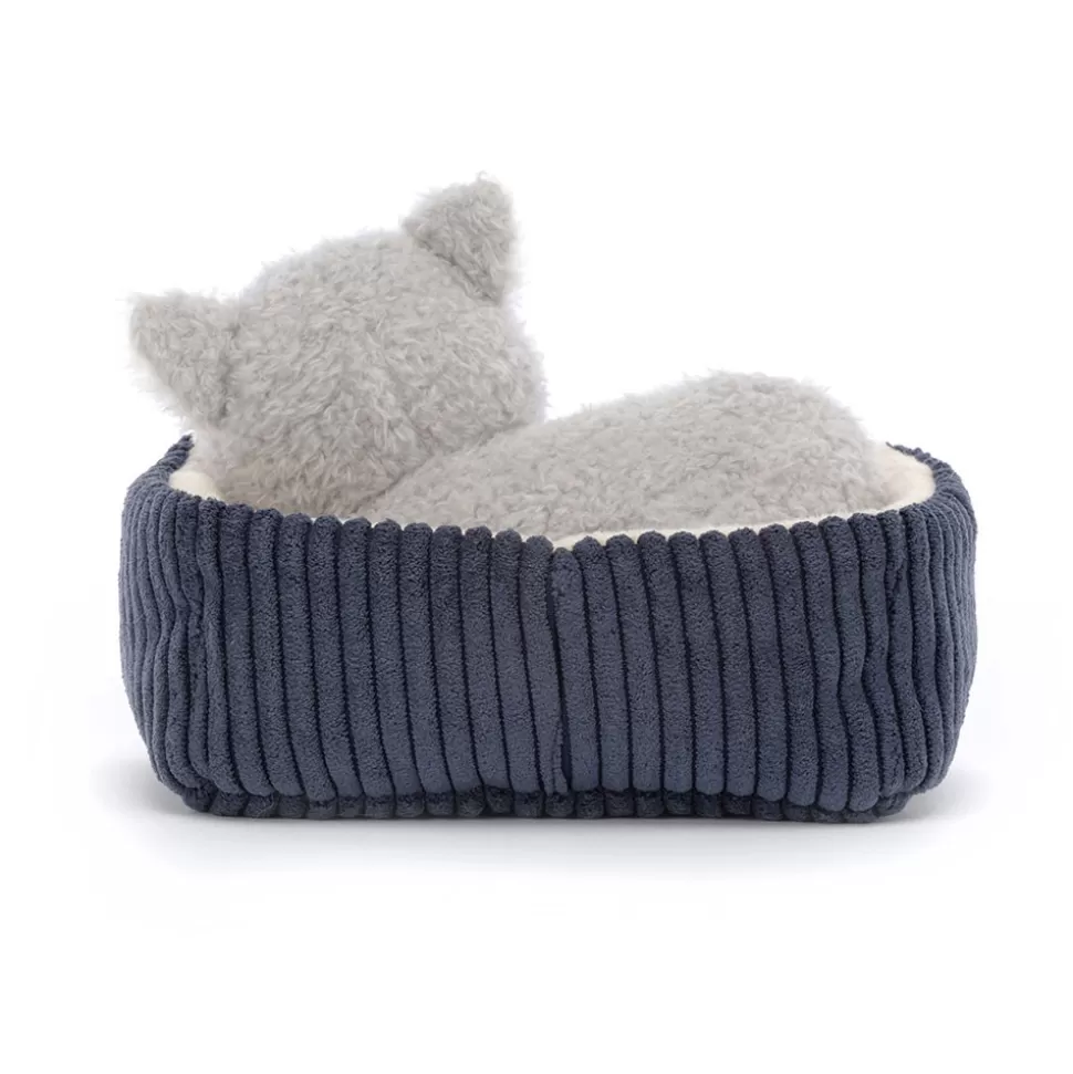 Jellycat - Peluche Adorable Chaton Faisant la Sieste, Douillette et Confortable