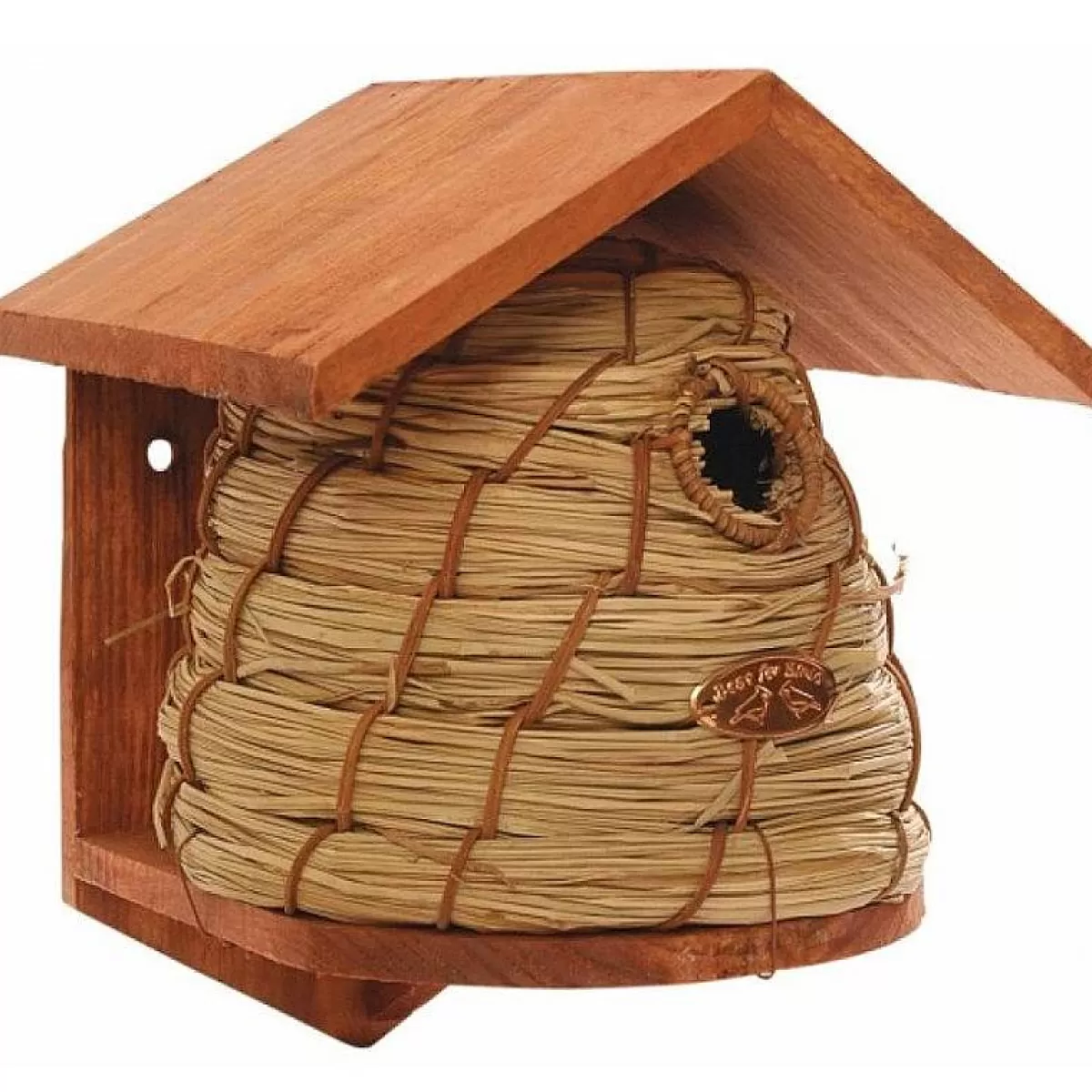 Nichoir à Oiseaux Design en Résine - Modèle Ruche Charbon - Taille M par Esschert