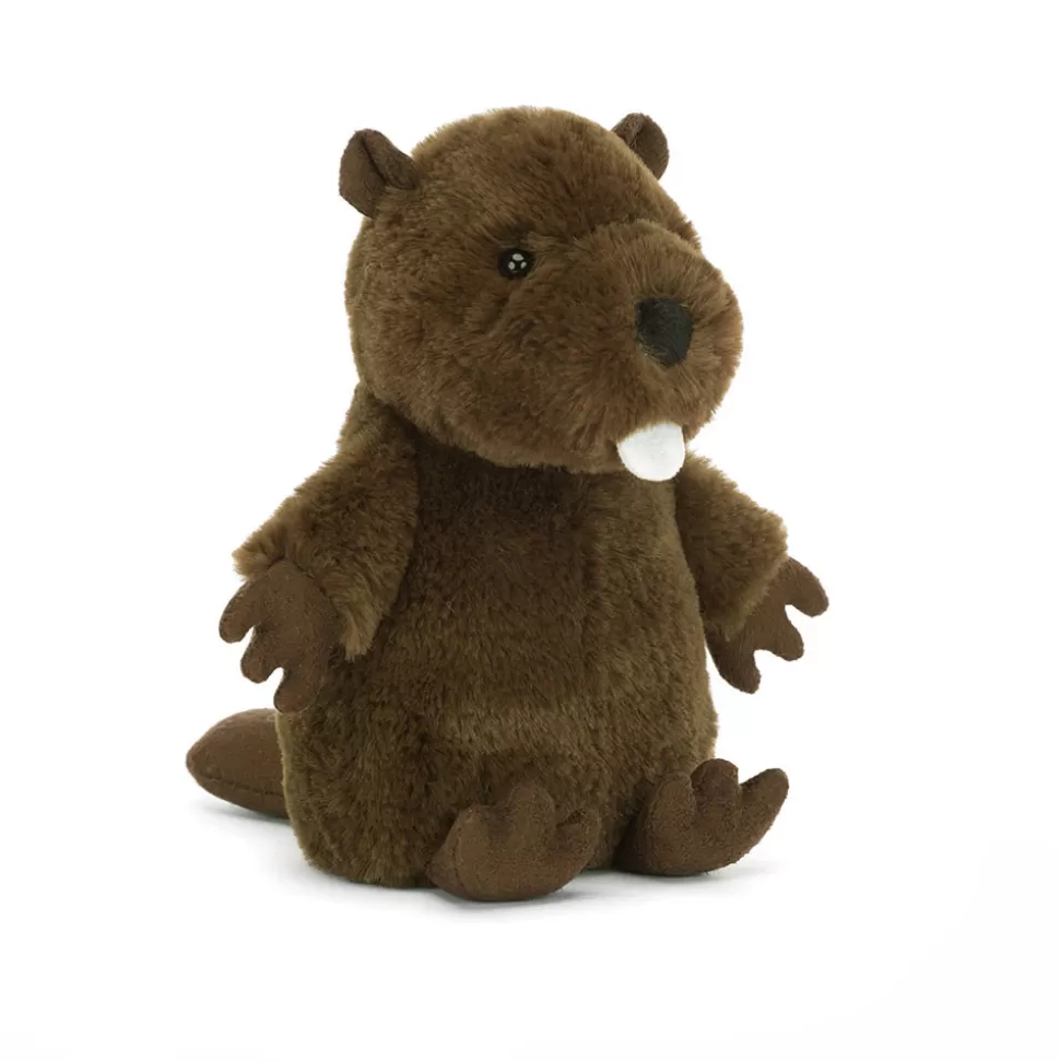 Castor Doudou Nibbi - Peluche Sensorielle Jellycat pour Câlins