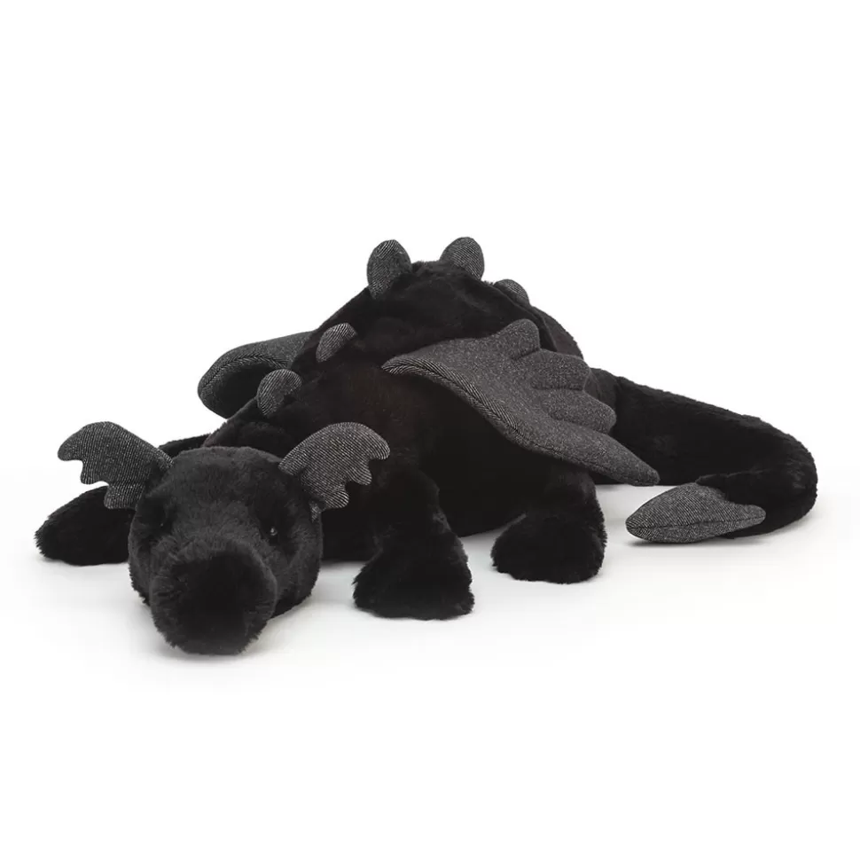 Dragon de Nuit en Peluche Velours – Collection Exclusive Jellycat