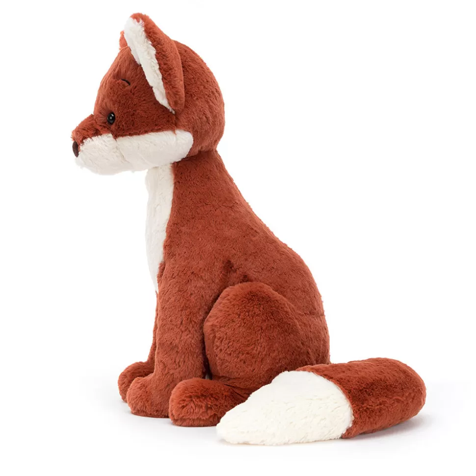 Doudou Renard Quinn en Peluche Douce - Jellycan Compagnon Câlin pour Enfants